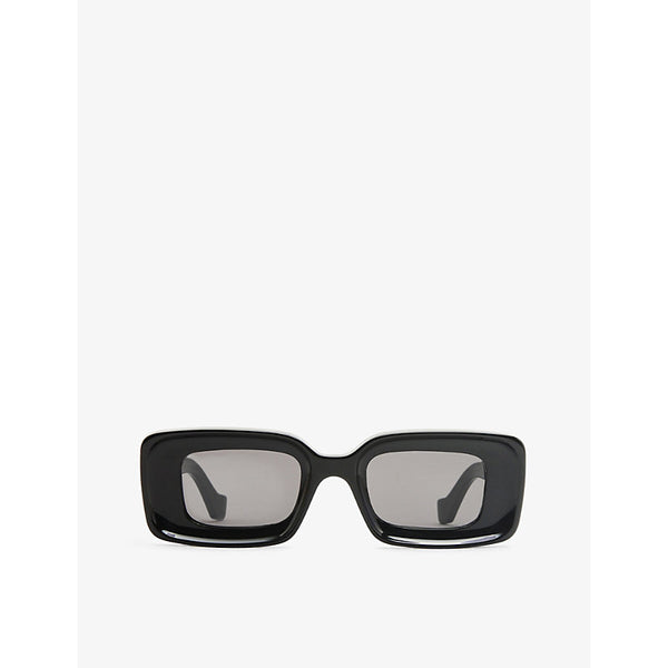 Loewe G736270X18 rectangular logo-embellished acetate sunglasses