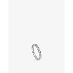 Astley Clarke Polaris sterling silver and white sapphire eternity ring