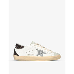 Womens Golden Goose Women's Superstar 11353 star-applique low-top leather trainers