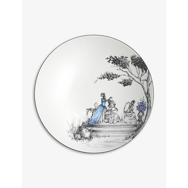 Wedgwood Sheila Bridges Harlem Toile de Jouy bone china serving plate 33cm