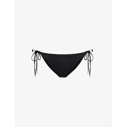  Melissa Odabash Cancun self-tie mid-rise bikini bottoms