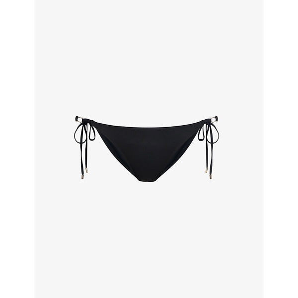  Melissa Odabash Cancun self-tie mid-rise bikini bottoms