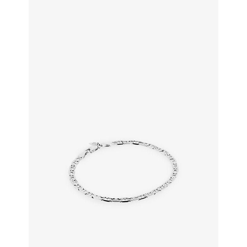 Maria Black Carlo Medium rhodium-plated sterling-silver bracelet