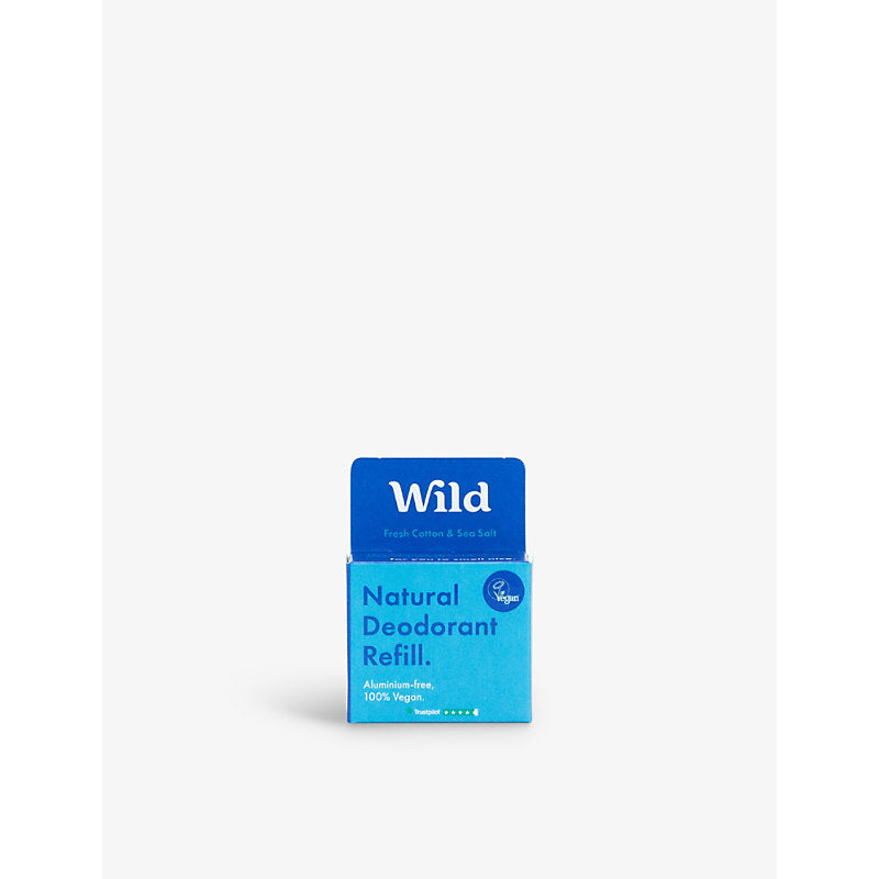 Wild Fresh Cotton & Sea Salt natural deodorant refill 40g