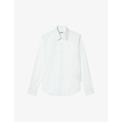  Sandro Slim-fit stretch cotton-blend shirt