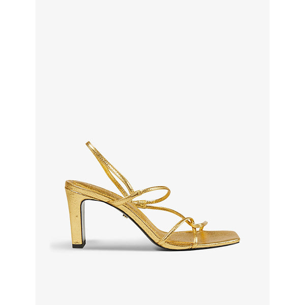  Sandro Faye strappy leather heeled sandals