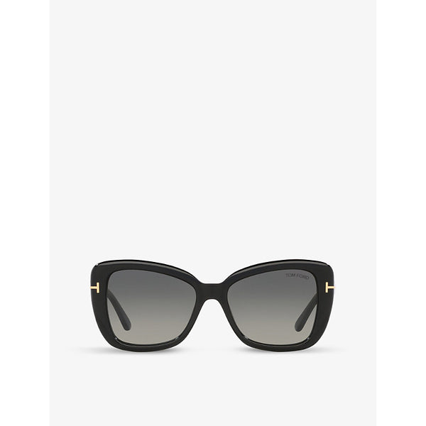  Tom Ford FT1008 butterfly-frame acetate sunglasses