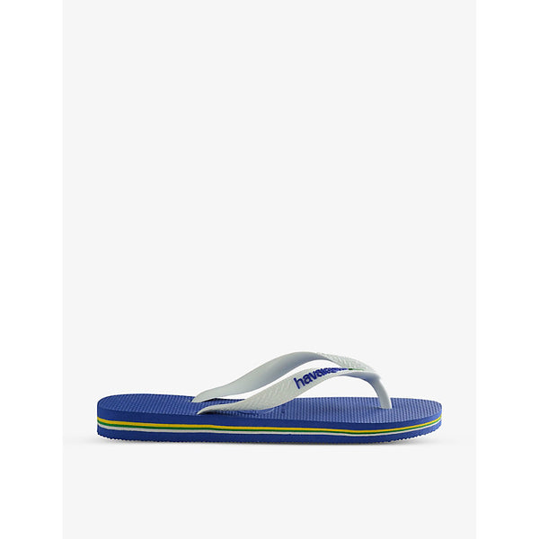  Havaianas Brasil logo-embossed rubber flip-flops