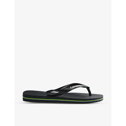  Havaianas Brasil logo-print rubber flip-flops