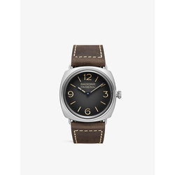 Panerai PAM01334 Radiomir Origine stainless-steel and leather manual watch