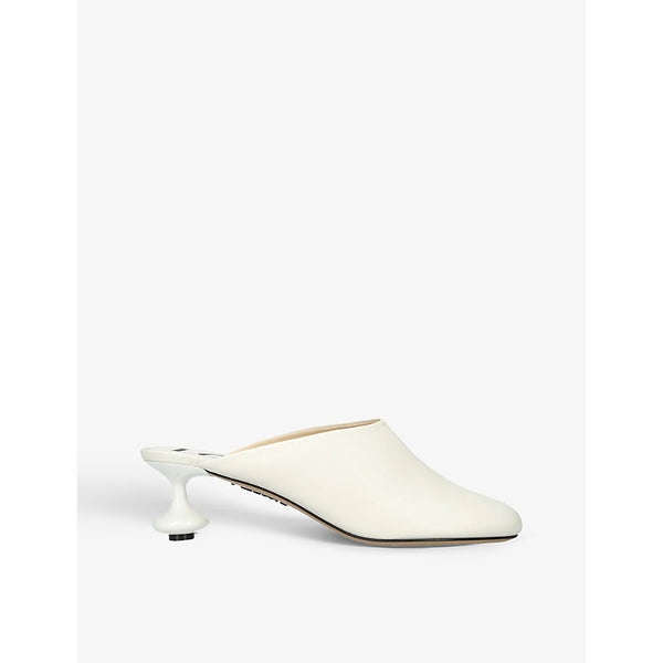 Loewe Toy sculpted-heel leather heeled mules