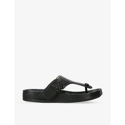 Loewe Comfort anagram-buckle leather sandals