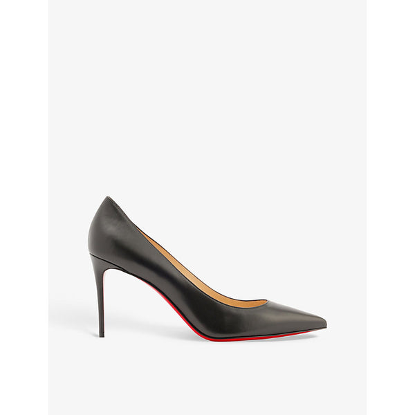 Christian Louboutin Kate 85 pointed-toe leather courts