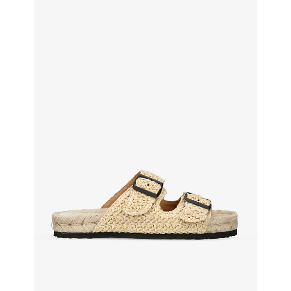 Manebi Yucatan double-strap jute sandals