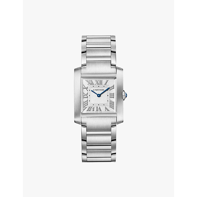 Cartier CRWSTA0074 Tank Française medium stainless-steel quartz watch