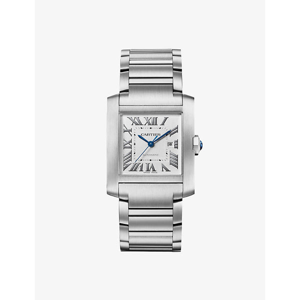 Cartier CRWSTA0067 Tank Française large stainless-steel automatic mechanical watch