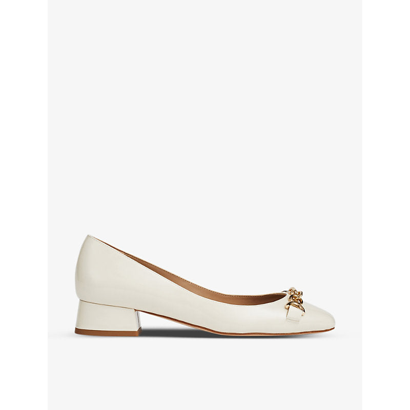 Lk Bennett Blakely snaffle patent-leather pumps