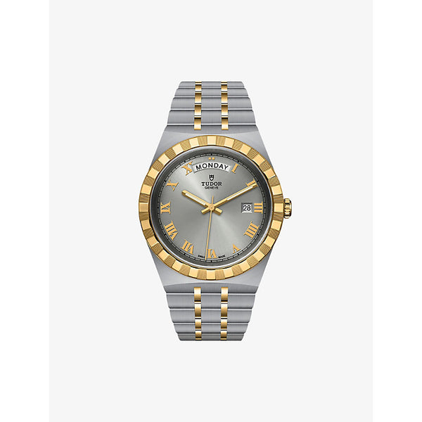 Tudor M28603-0001 Royal Date Day 18ct yellow-gold and stainless-steel automatic watch