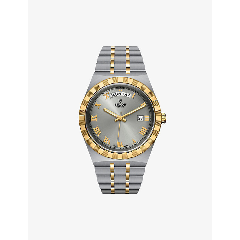 Tudor M28603-0001 Royal Date Day 18ct yellow-gold and stainless-steel automatic watch