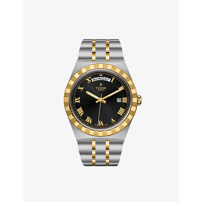 Tudor M28603-0003 Royal Date Day 18ct yellow-gold and stainless-steel automatic watch