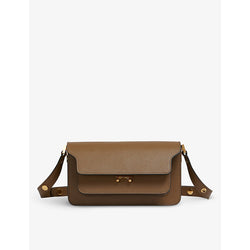  Marni East/West Soft Trunk leather shoulder bag