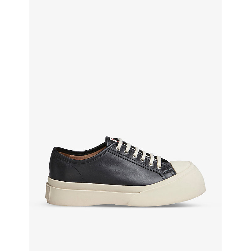 Marni Pablo platform-sole leather low-top trainers | Marni