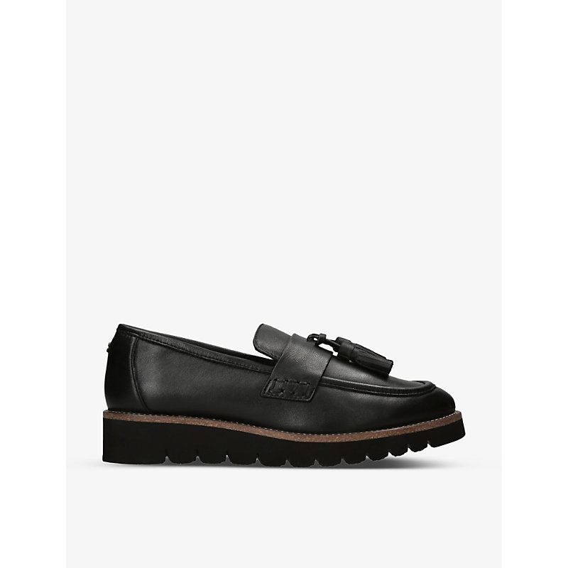 Carvela Grange tassel-embellished leather loafers