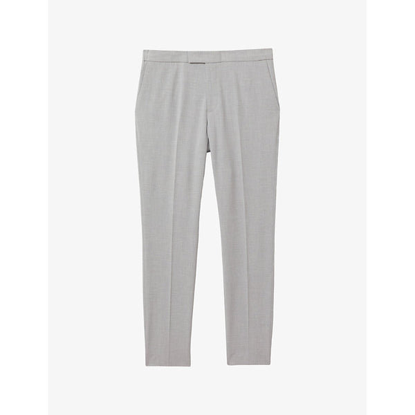  Reiss Found slim-leg mid-rise stretch-woven trousers