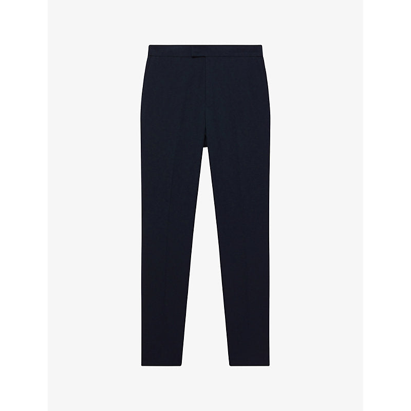  Reiss Found slim-leg mid-rise stretch-woven trousers