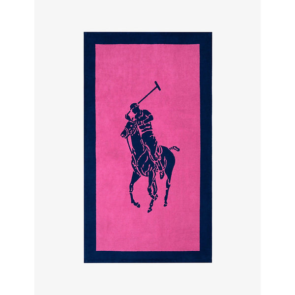  Ralph Lauren Home Polo Player-jacquard cotton beach towel 170cm x 100cm