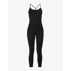  Splits59 Airweight scoop-neck stretch-woven jumpsuit