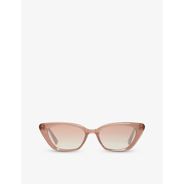 Gentle Monster Terra Cotta PC7 cat-eye branded-arm acetate sunglasses