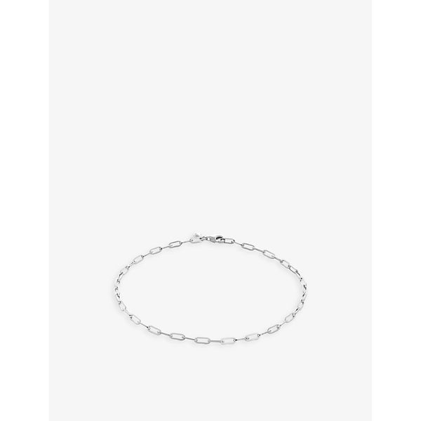 Monica Vinader Mini Paperclip sterling-silver chain bracelet