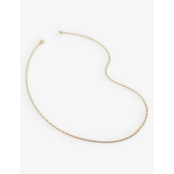 Monica Vinader Cable-chain 18ct yellow gold-plated vermeil recycled sterling-silver necklace