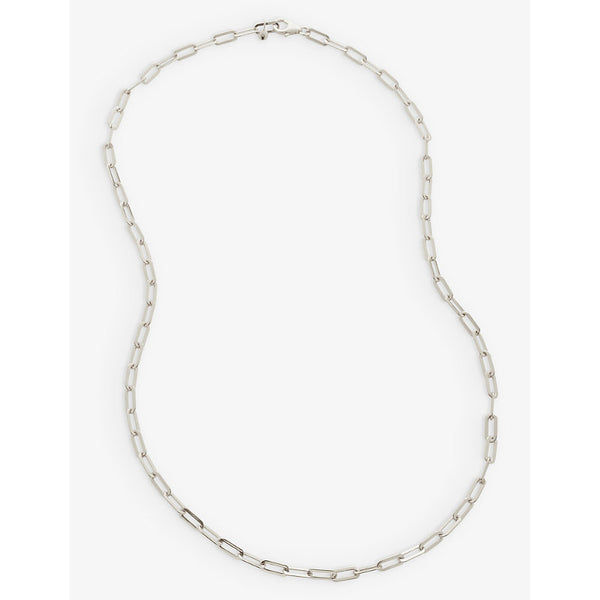 Monica Vinader Paperclip-chain sterling-silver necklace