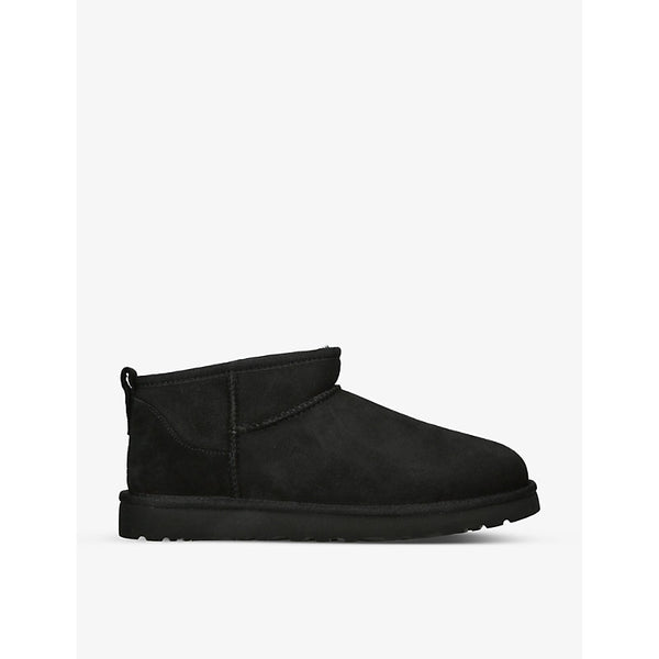  Ugg Classic Ultra Mini shearling-lined suede ankle boots