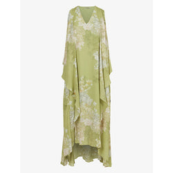 Allsaints Venetia floral-print woven maxi dress | ALLSAINTS