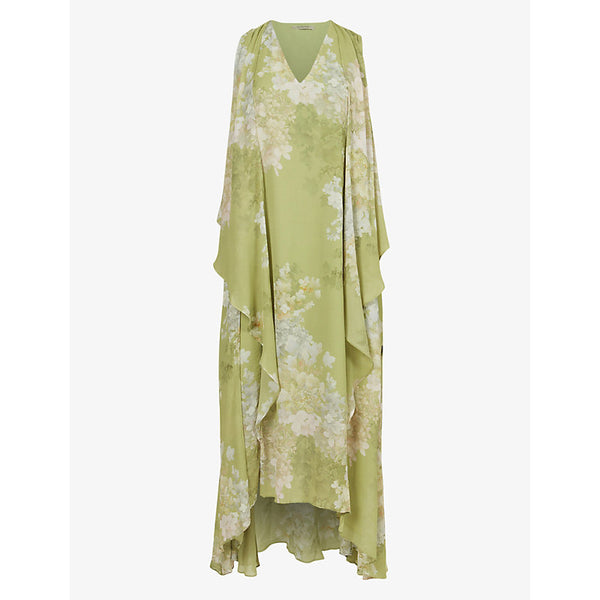 Allsaints Venetia floral-print woven maxi dress