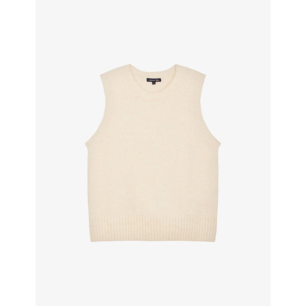 Soeur Namaste ribbed-collar stretch-knitted sweater vest