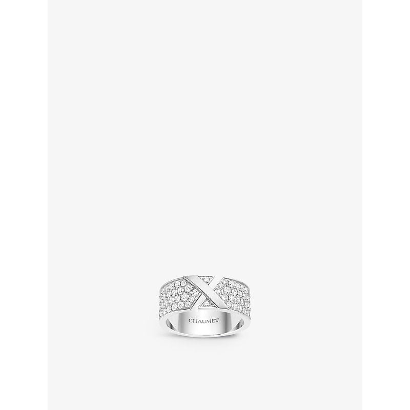 Chaumet Liens Évidence 18ct white-gold and 1.56ct diamond ring