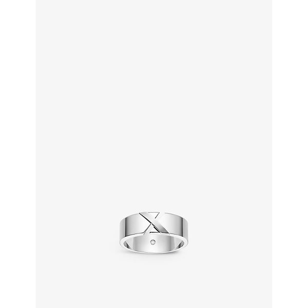 Chaumet Liens Évidence 18ct white-gold and 0.01ct diamond ring