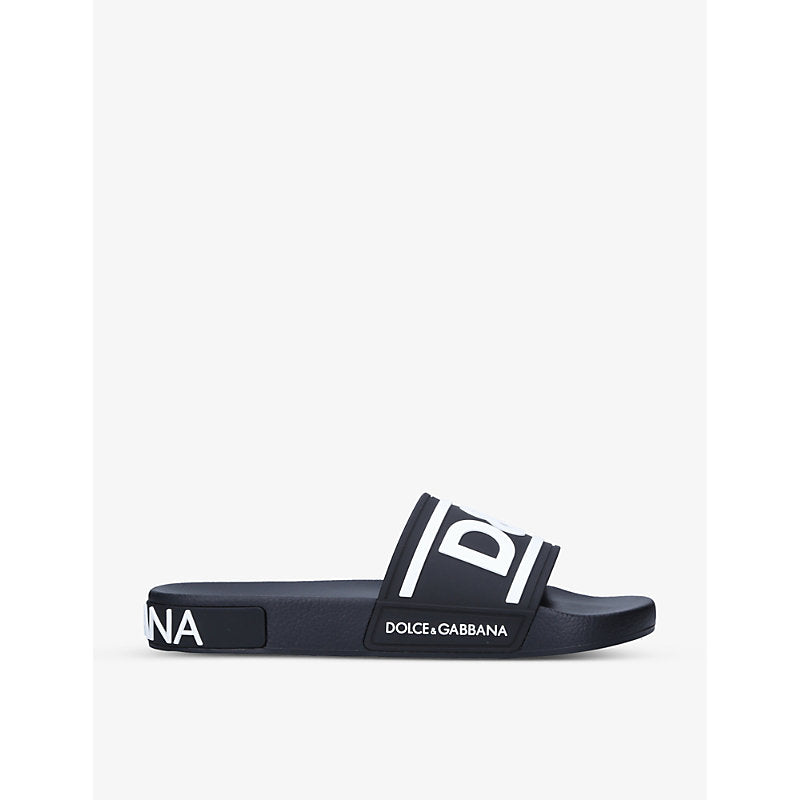 Dolce & Gabbana Logo-embellished moulded sliders