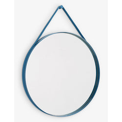 Hay Strap No 2 circular steel and glass mirror 70cm