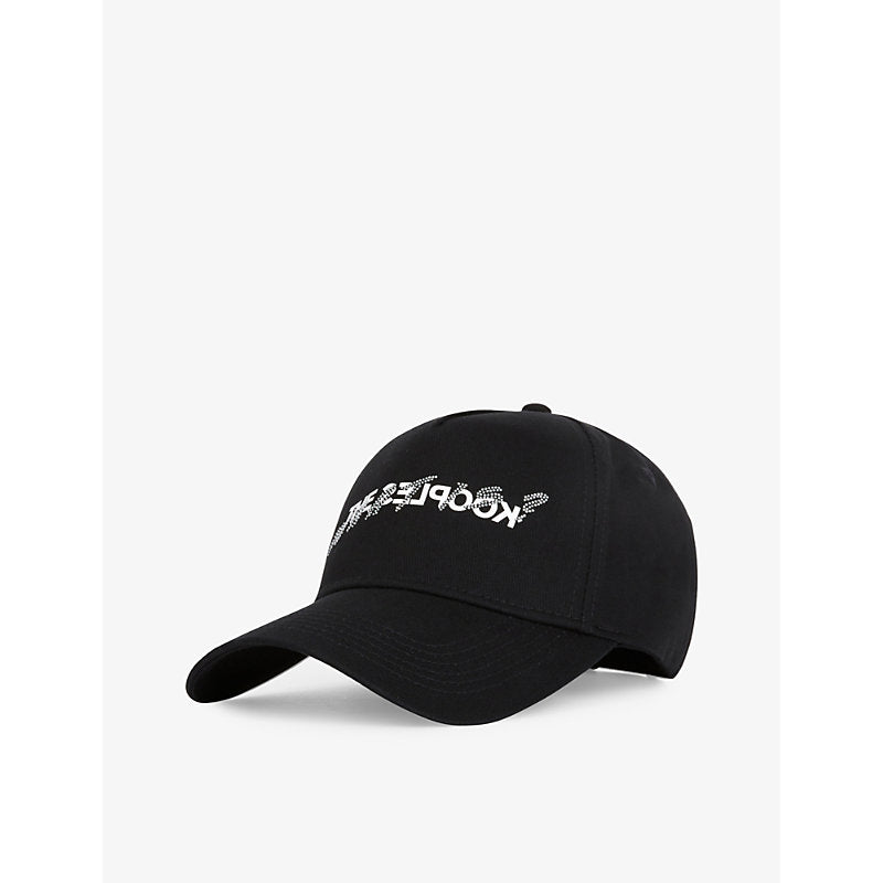  The Kooples Embellished logo-print cotton baseball cap