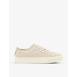 Allsaints Milla suede and leather low-top trainers