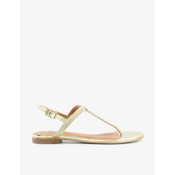 Dune Logics metallic woven sandals | Dune