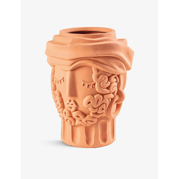 Seletti Antonio Aricò Magna Graecia Man terracotta vase 25cm