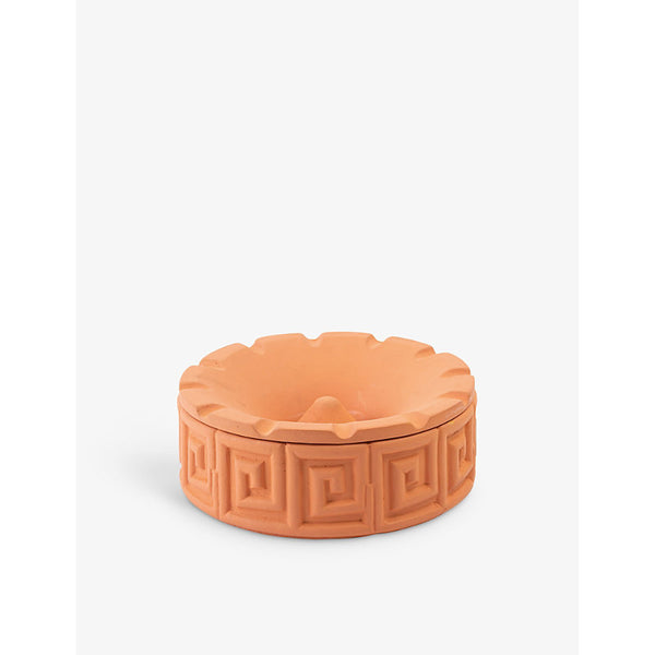 Seletti Magna Graecia round terracotta ashtray