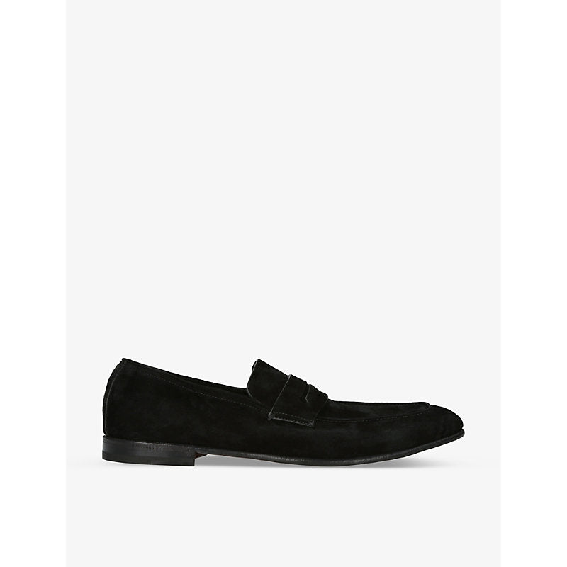 Zegna L'Asola suede penny loafers | Zegna