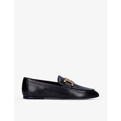 Tods Kate snaffle-embellished leather loafers